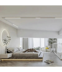 Faretto Led Lineare Per Binario Track Monofase 20 Watt Orientabile Cct Pst-57-3c  Bianco       