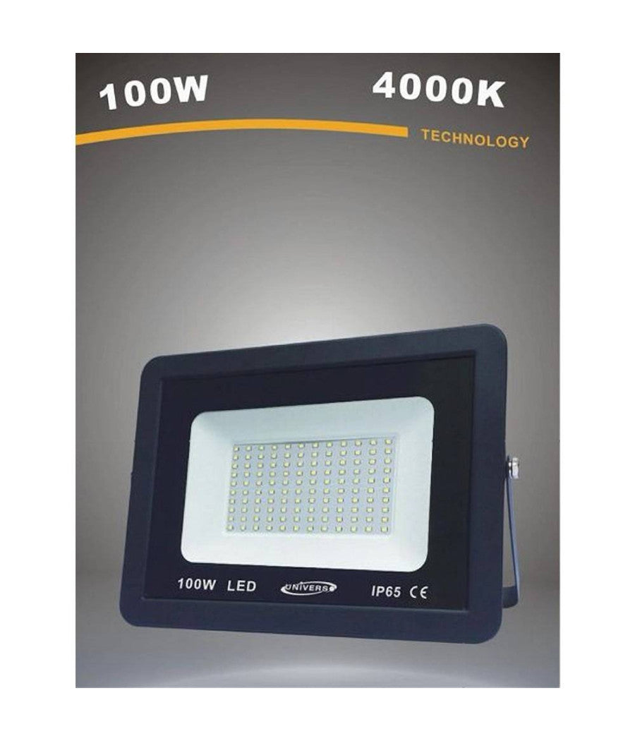 Faretto Led Proiettore Da Esterno 100w Nero Ip65 Luce 6500k 4000k 3000k         