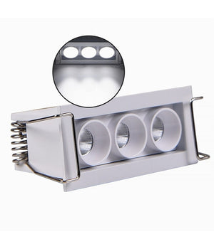Faretto Led Rettangolare Da Incasso 6watt Luce 3000k 6000k 4000k Moderno Xtd-3-b         