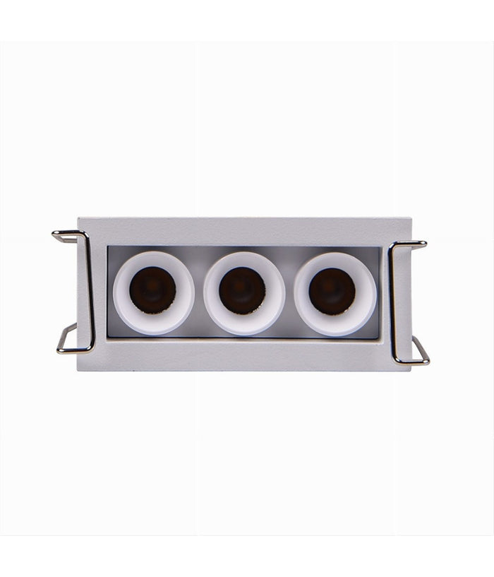 Faretto Led Rettangolare Da Incasso 6watt Luce 3000k 6000k 4000k Moderno Xtd-3-b  -bianco Caldo      -