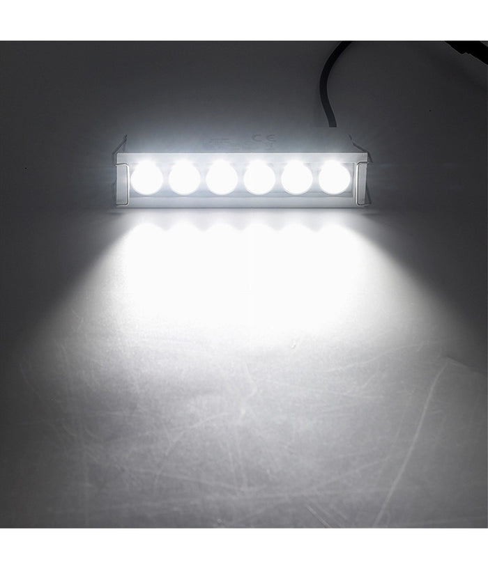 Faretto Led Rettangolare Da Incasso Bianco 11w Luce Calda Naturale Fredda Xtd-6-b         