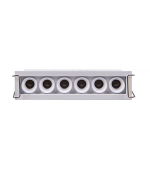Faretto Led Rettangolare Da Incasso Bianco 11w Luce Calda Naturale Fredda Xtd-6-b  -bianco Caldo      -