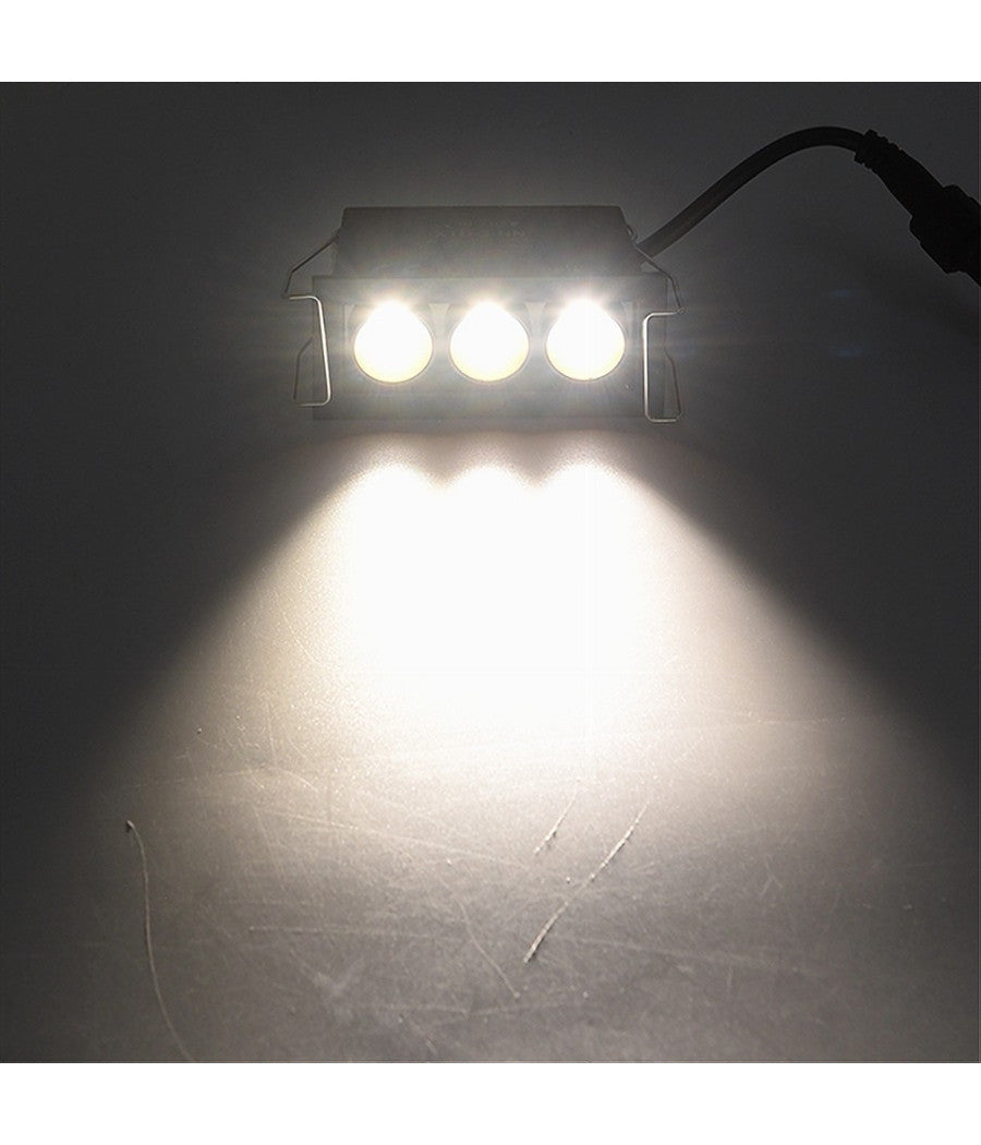 Faretto Led Rettangolare Nero Da Incasso 6 W Luce Naturale Fredda Calda Xtd-3-n         