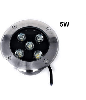 Faretto Led Segnapassi Watt Giardino Ip65 Calpestabile Per Esterno Impermeabile  -bianco Caldo-5 Watt      