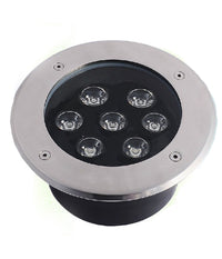 Faretto Led Segnapassi Watt Giardino Ip65 Calpestabile Per Esterno Impermeabile  -bianco Caldo-7 Watt      