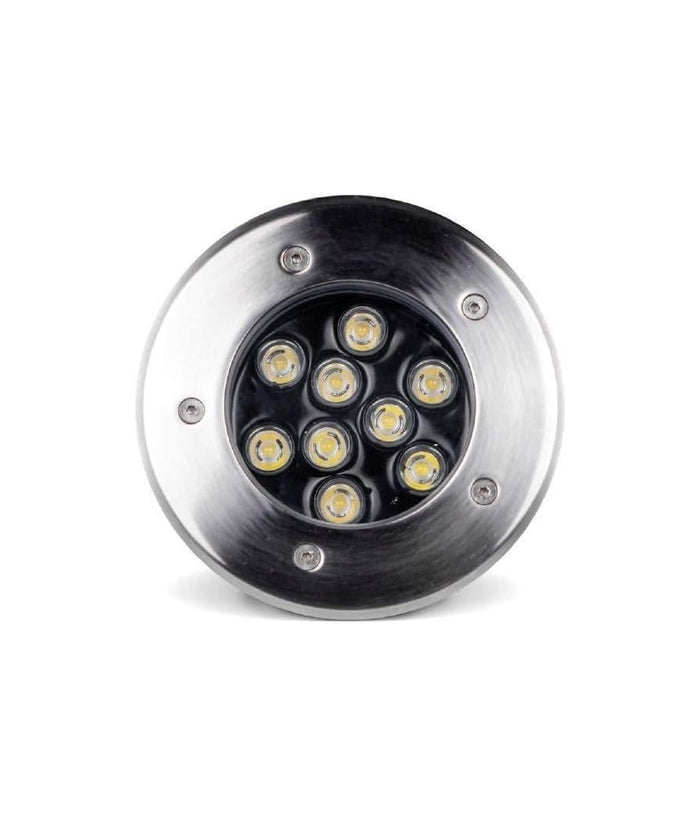 Faretto Led Segnapassi Watt Giardino Ip65 Calpestabile Per Esterno Impermeabile  -bianco Caldo-9 Watt      