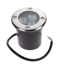 Faretto Led Segnapassi Watt Giardino Ip65 Calpestabile Per Esterno Impermeabile  -bianco Caldo-3 Watt      