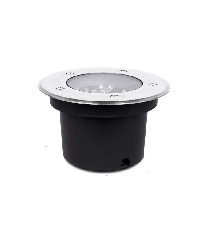 Faretto Led Segnapassi Watt Giardino Ip65 Calpestabile Per Esterno Impermeabile  -bianco Caldo-12 Watt      