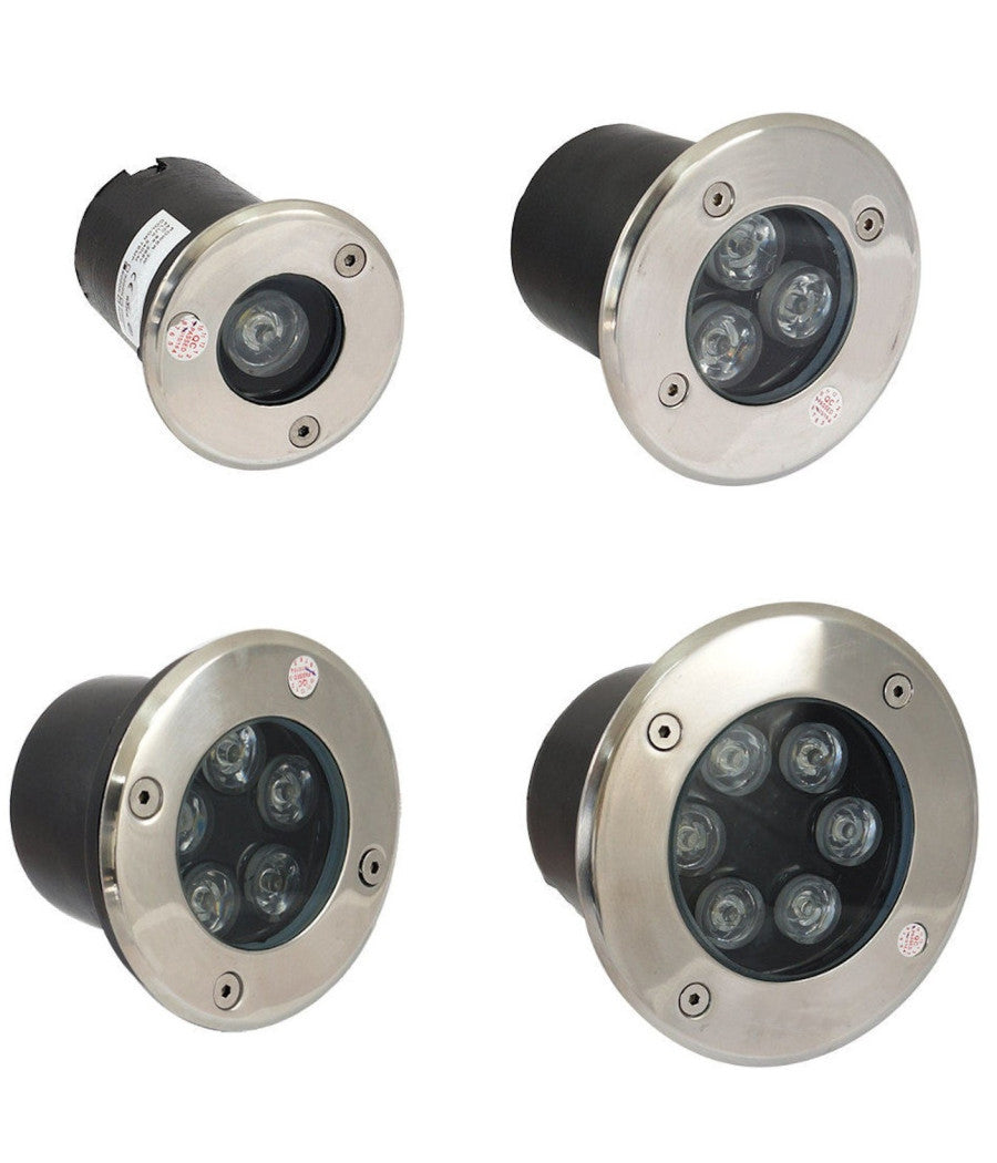 Faretto Led Segnapassi Watt Giardino Ip65 Calpestabile Per Esterno Impermeabile         