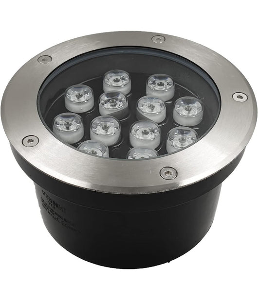 Faretto Led Segnapassi Watt Giardino Ip65 Calpestabile Per Esterno Impermeabile  -bianco Freddo-18 Watt      