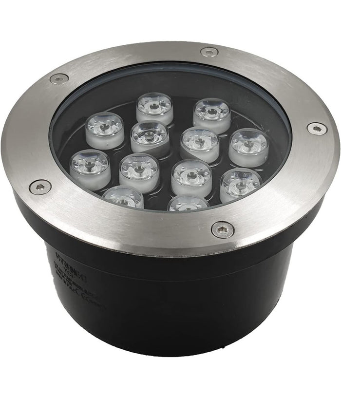 Faretto Led Segnapassi Watt Giardino Ip65 Calpestabile Per Esterno Impermeabile  -bianco Freddo-18 Watt      