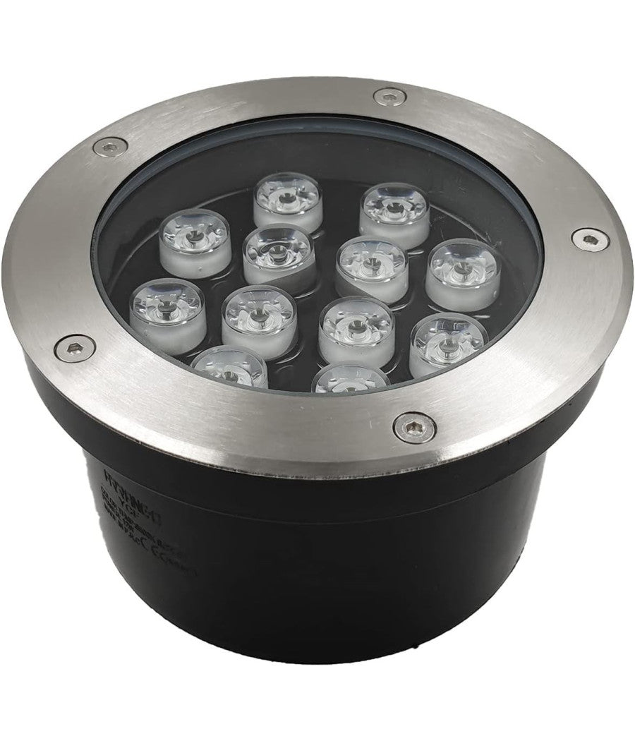 Faretto Led Segnapassi Watt Giardino Ip65 Calpestabile Per Esterno Impermeabile  -bianco Freddo-18 Watt      