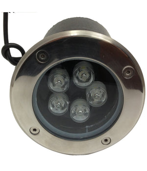 Faretto Led Segnapassi Watt Giardino Ip65 Calpestabile Per Esterno Impermeabile  -bianco Caldo-5 Watt      