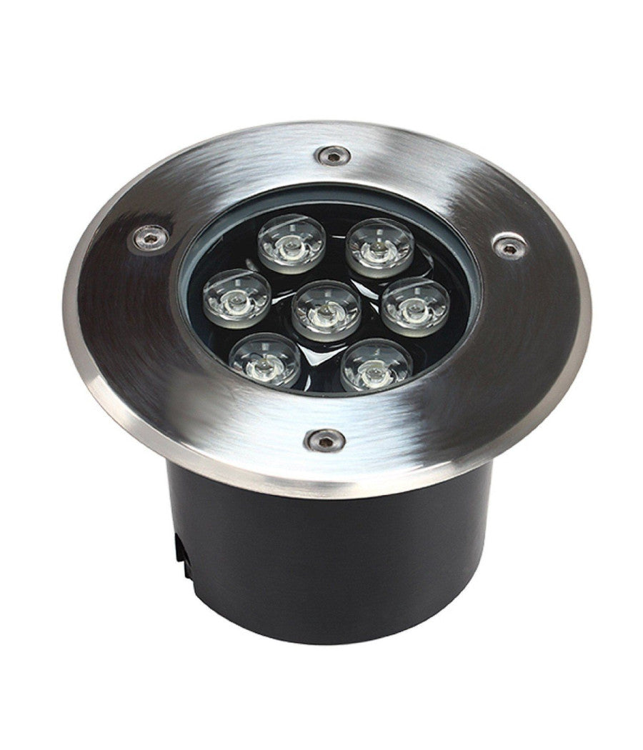 Faretto Led Segnapasso Segnapassi Calpestabile Esterno Ip68 7w Luce Calda Fredda  -bianco Freddo      -