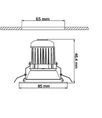 Faretto Led Spot Da Incasso 3w Lampada Da Soffitto Down Light Led Freddo Caldo  -bianco Freddo      -