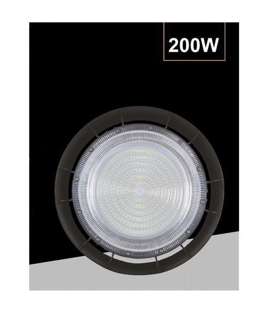 Faretto Led Ufo Lampada A Sospensione 200 Watt Ip65 Luce Naturale 4000k He-200w         