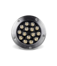 Trade Shop - Faretto Led Wisdom 15w 1350lm Segnapasso Calpestabile Incasso Per Esterni Ip65 - -bianco Caldo      -