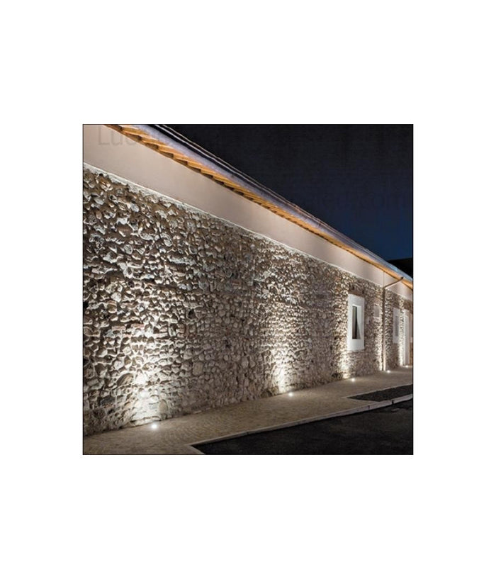 Faretto Led Wisdom 1w 90lm Segnapasso Calpestabile Da Incasso Per Esterni Ip65         