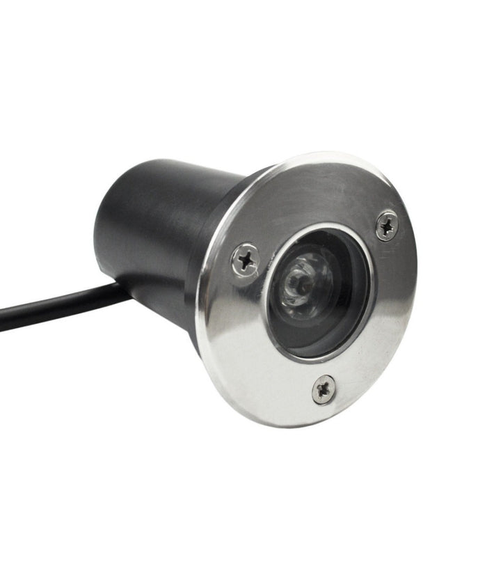 Faretto Led Wisdom 1w 90lm Segnapasso Calpestabile Da Incasso Per Esterni Ip65         