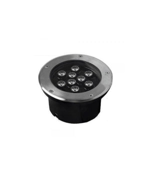 Faretto Led Wisdom 9w 810lm Segnapasso Calpestabile Da Incasso Per Esterni Ip65  -bianco Naturale      -