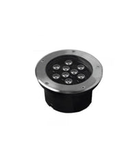 Faretto Led Wisdom 9w 810lm Segnapasso Calpestabile Da Incasso Per Esterni Ip65  -bianco Freddo      -