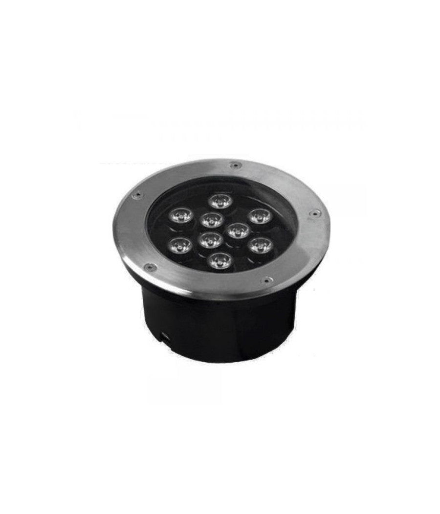 Faretto Led Wisdom 9w 810lm Segnapasso Calpestabile Da Incasso Per Esterni Ip65  -bianco Freddo      -