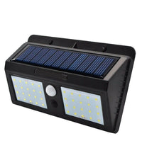 Faretto Luce 40 Led Pannello Solare Ricaricabile Sensore Di Movimento         