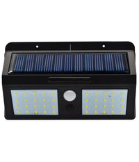 Faretto Luce 40 Led Pannello Solare Ricaricabile Sensore Di Movimento         