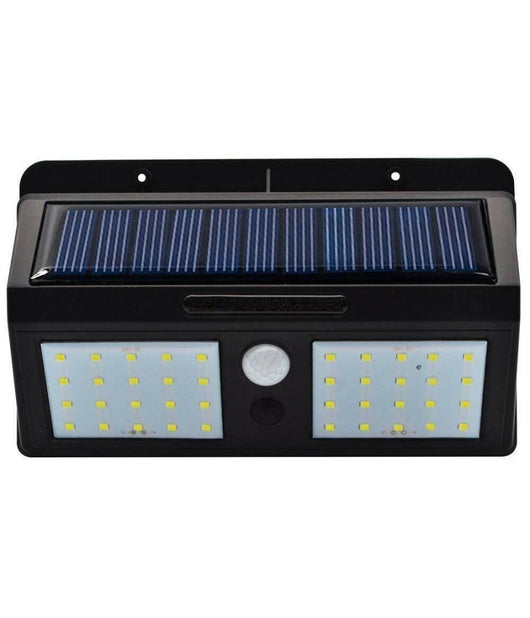 Faretto Luce 40 Led Pannello Solare Ricaricabile Sensore Di Movimento         