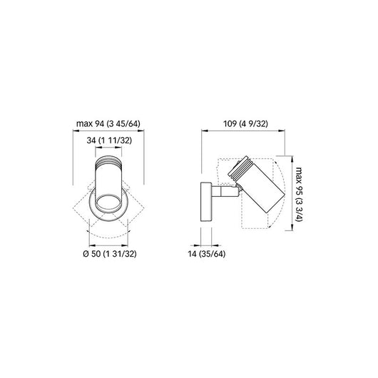 FARETTO ORIENTABILE MOD.JACOB