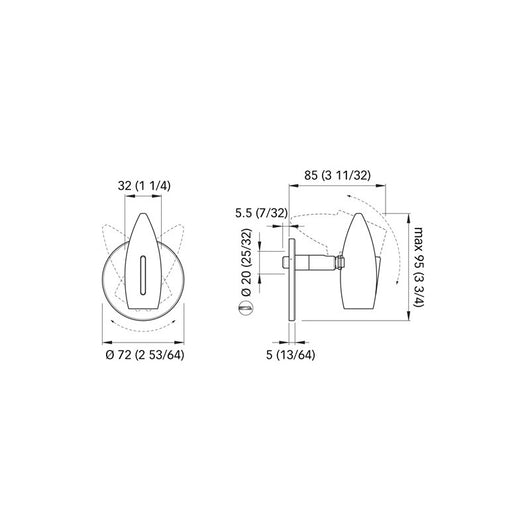 FARETTO ORIENTABILE MOD.NICOLE