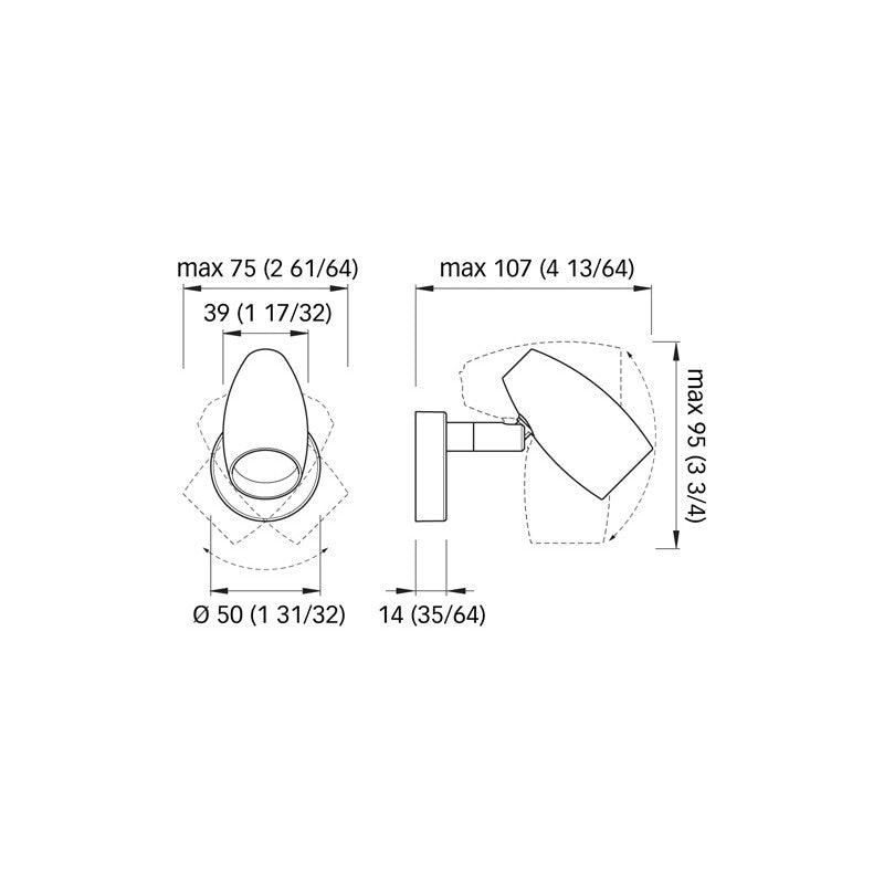 FARETTO ORIENTABILE MOD.OLIVIA