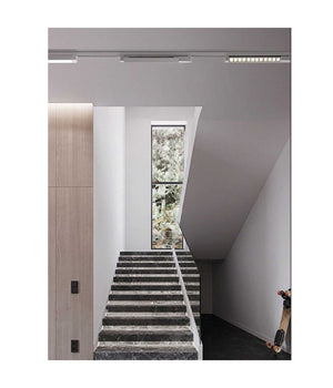 Faretto Orientabile Binario 12w 6 Led Bianco Nero Luce 6500k 4000k 3000k Pst-27         