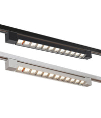 Faretto Orientabile Binario 26 W 12led Bianco Nero Luce 3000k 6500k 4000k Pst-47         