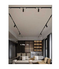 Faretto Orientabile Binario 26 W 12led Bianco Nero Luce 3000k 6500k 4000k Pst-47         