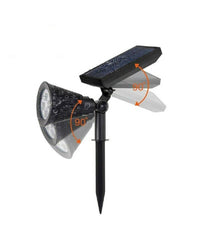 Faretto Picchetto Pannello Solare 3watt Faro Crepuscolare Luce 6500k 3000k So-gd         