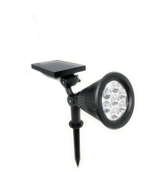 Faretto Picchetto Pannello Solare 3watt Faro Crepuscolare Luce 6500k 3000k So-gd         