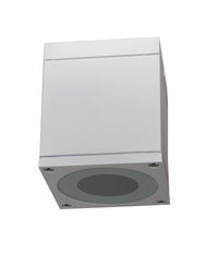 Faretto Plafoniera Soffitto Led Gu10 Lampada Quadrata Esterno Impermeabile Ip65  Bianco       