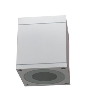 Faretto Plafoniera Soffitto Led Gu10 Lampada Quadrata Esterno Impermeabile Ip65  Bianco       