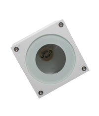 Faretto Plafoniera Soffitto Led Gu10 Lampada Quadrata Esterno Impermeabile Ip65         