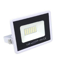 Faretto Proiettore Da Esterno 20w Bianco Ip65 Luce Calda Fredda Naturale F20w-b1  -bianco Caldo      -