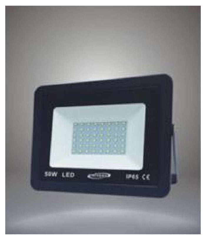 Faretto Proiettore Da Esterno 50w Nero Ip65 Luce Calda Fredda Naturale  -bianco Freddo      -
