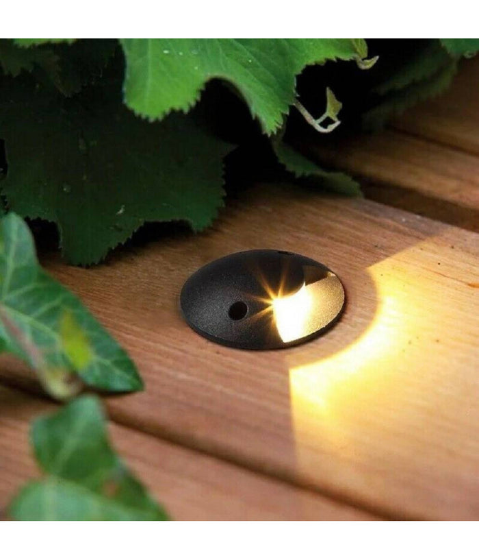 Faretto Segnapassi Led Calpestabile Radente 12v Luce Naturale Ip65 3w Monofascio         