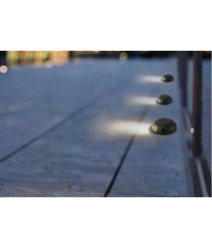Faretto Segnapassi Led Calpestabile Radente 12v Luce Naturale Ip65 3w Monofascio         