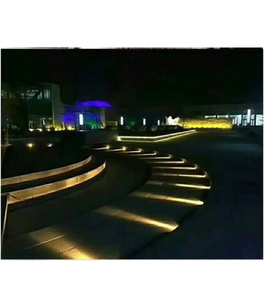 Faretto Segnapassi Led Calpestabile Radente 12v Luce Naturale Ip65 3w Monofascio         