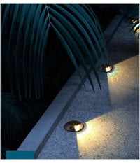 Faretto Segnapassi Led Calpestabile Radente 12v Luce Naturale Ip65 3w Monofascio         