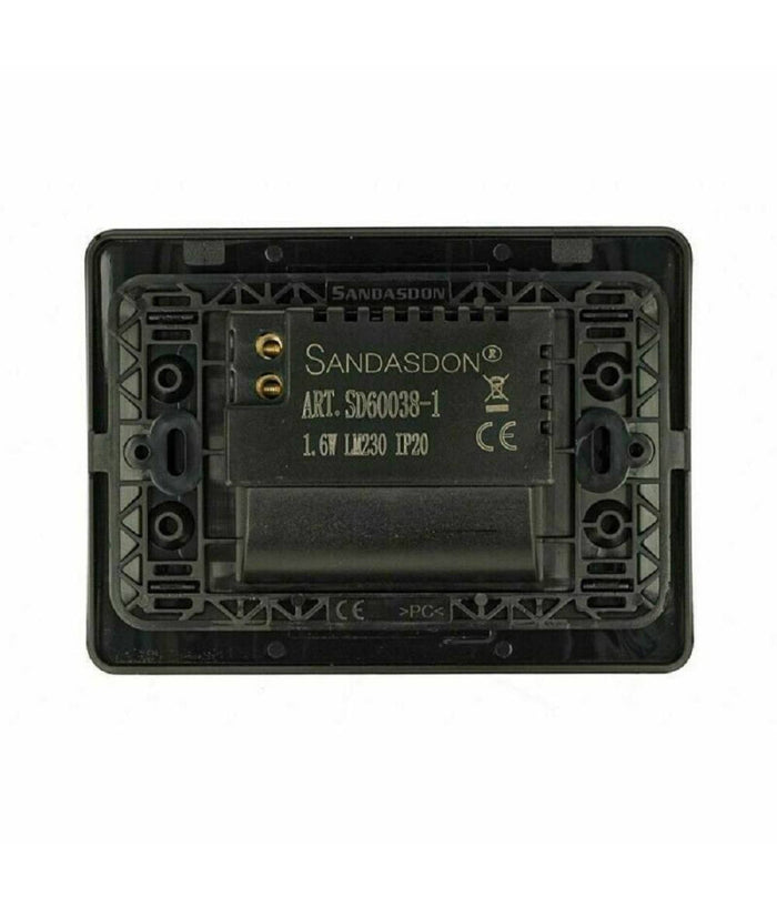 Faretto Segnapasso A Led Per Scatola 503 Con Sensore Movimento Luce Fredda 6500k         