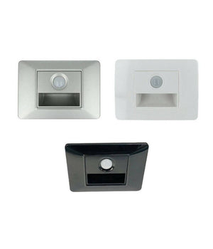 Faretto Segnapasso A Led Per Scatola 503 Con Sensore Movimento Luce Fredda 6500k         