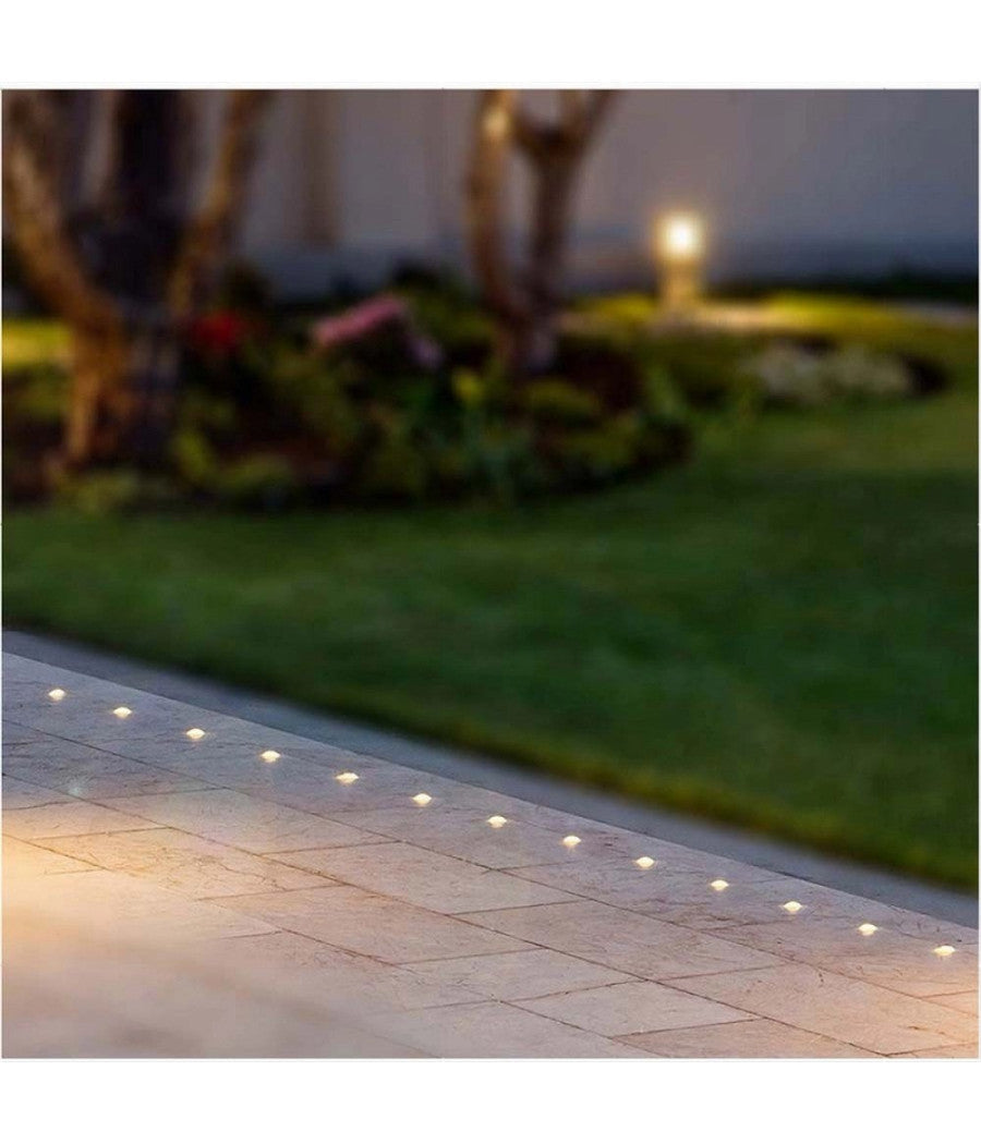 Faretto Segnapasso Led 0,5 W Punto Luce Da Incasso Per Esterno Giardino Ip67 210         