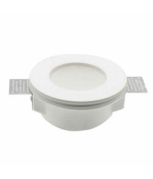 Faretto Smart Gesso Tondo Led Gu10 Wifi Luce Incasso Rgb Cct Alexa Google 125mm         